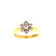 Pre Owned 18ct Diamond Cluster Ring ZU465